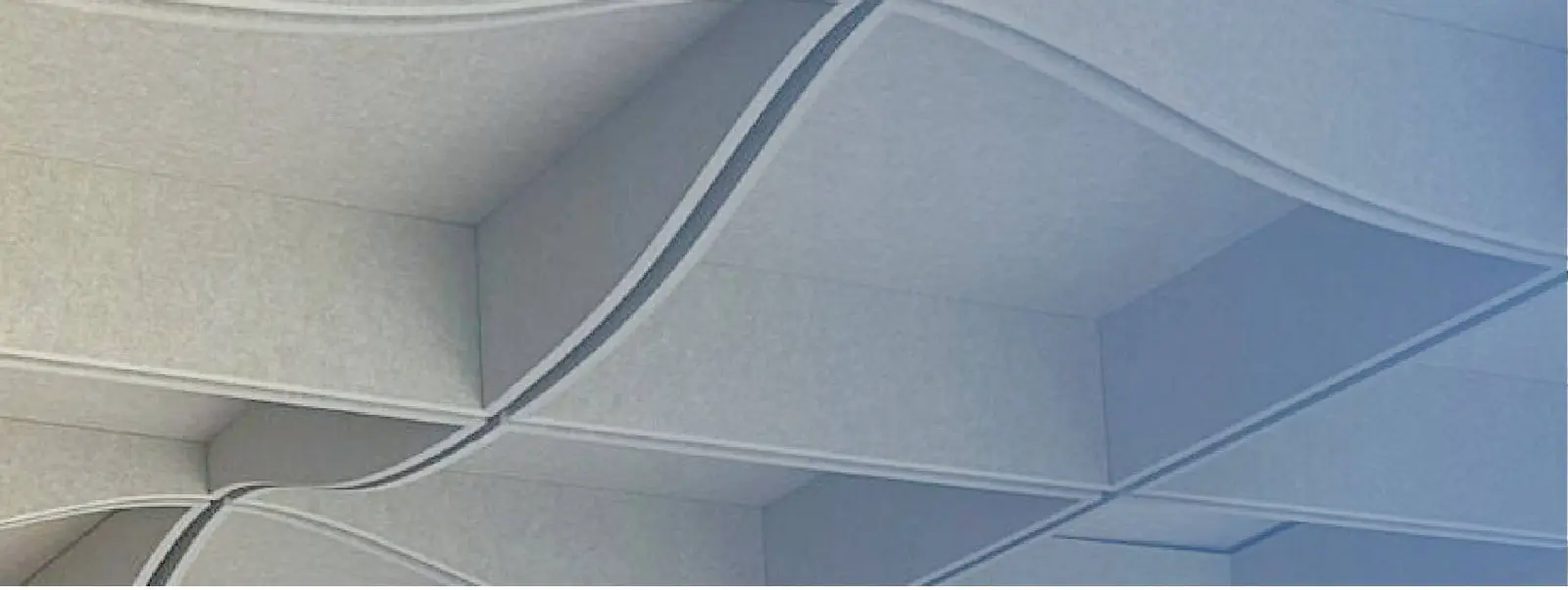 תקרה אלכסונית אקוסטית ACOUDIAGONAL