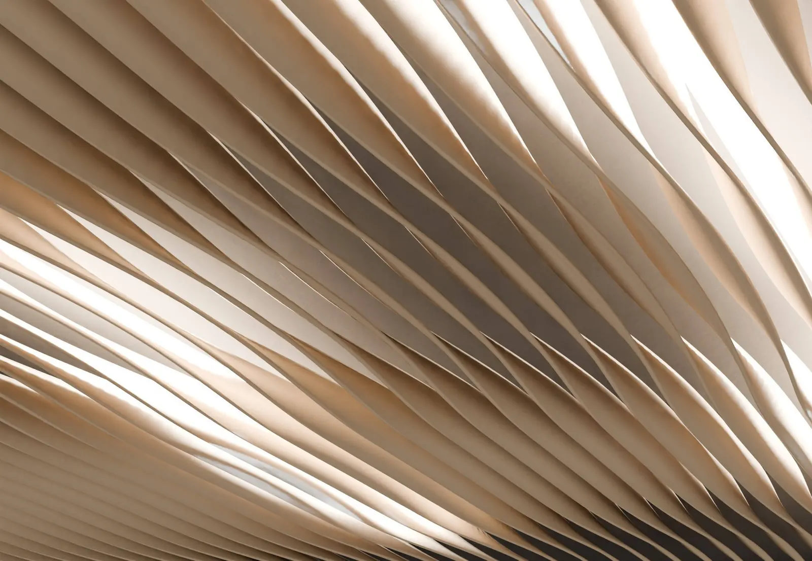 תקרת למלות PET בצורת גל ACOUWAVE